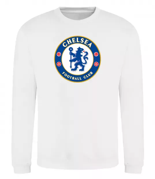 Світшот Chelsea FC logo Білий фото