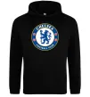 Женская толстовка (худи) Chelsea FC logo Черный Женская толстовка (худи) Chelsea FC logo Черный фото