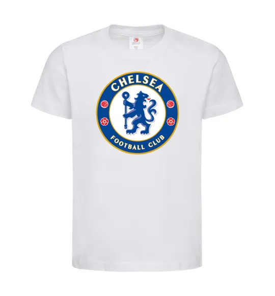 Дитяча футболка Chelsea FC logo Білий фото