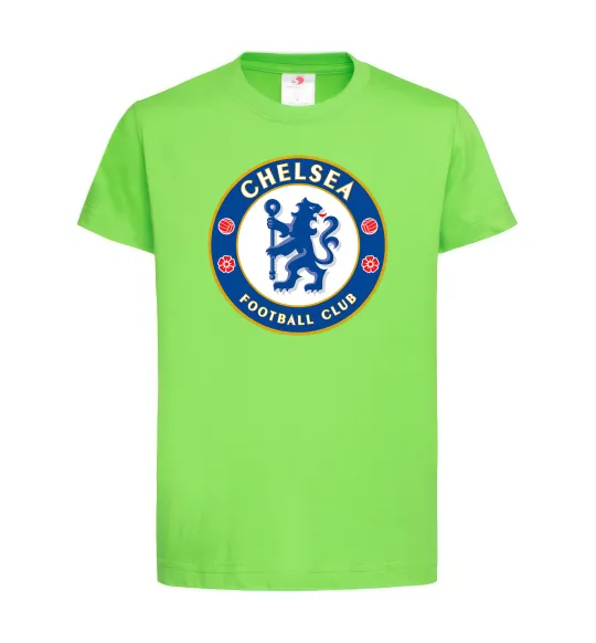 Дитяча футболка Chelsea FC logo Лаймовий фото