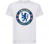 Детская футболка Chelsea FC logo Белый фото