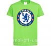 Детская футболка Chelsea FC logo Лаймовый фото