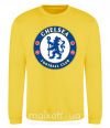 Світшот Chelsea FC logo Сонячно жовтий фото