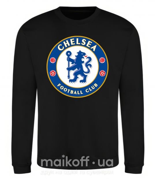 Свитшот Chelsea FC logo Черный фото