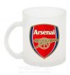 Чашка стеклянная Arsenal logo Фроузен фото