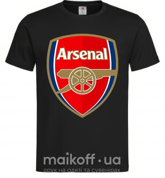 Мужская футболка Arsenal logo Черный фото