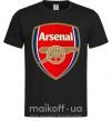 Чоловіча футболка Arsenal logo Чорний фото