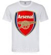 Мужская футболка Arsenal logo Белый фото