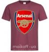 Чоловіча футболка Arsenal logo Бордовий фото