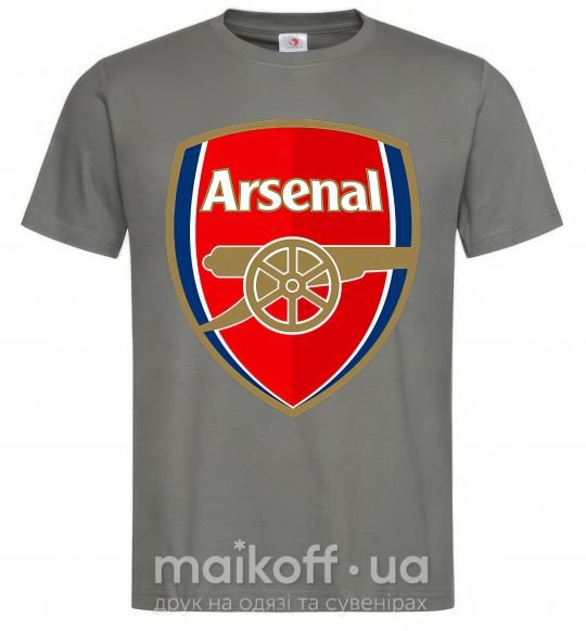 Чоловіча футболка Arsenal logo Графіт фото