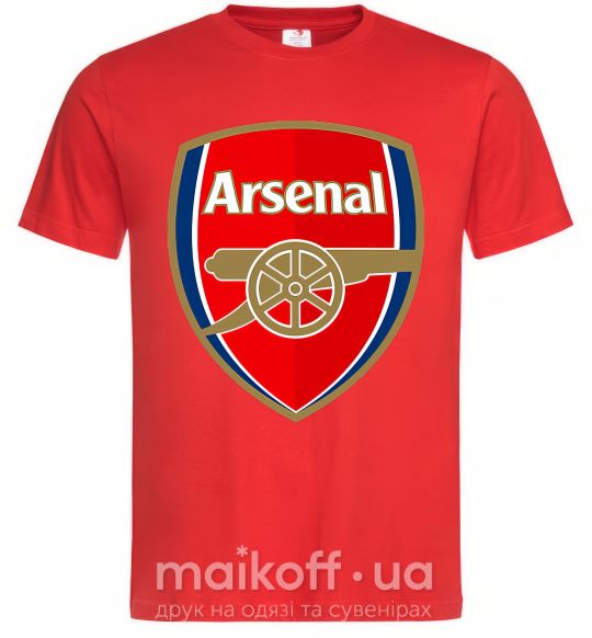 Мужская футболка Arsenal logo Красный фото