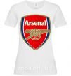 Женская футболка Arsenal logo Белый фото
