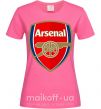 Жіноча футболка Arsenal logo Яскраво-рожевий фото