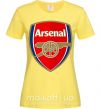 Жіноча футболка Arsenal logo Лимонний фото