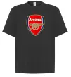 Футболка Оверсайз Arsenal logo Чорний фото