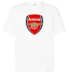 Футболка Оверсайз Arsenal logo Білий фото