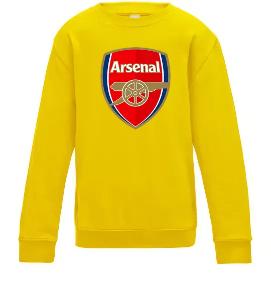 Детский Свитшот Arsenal logo Солнечно желтый фото