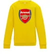 Детский Свитшот Arsenal logo Солнечно желтый фото