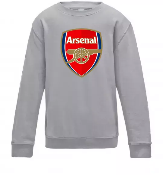 Детский Свитшот Arsenal logo Серый меланж фото