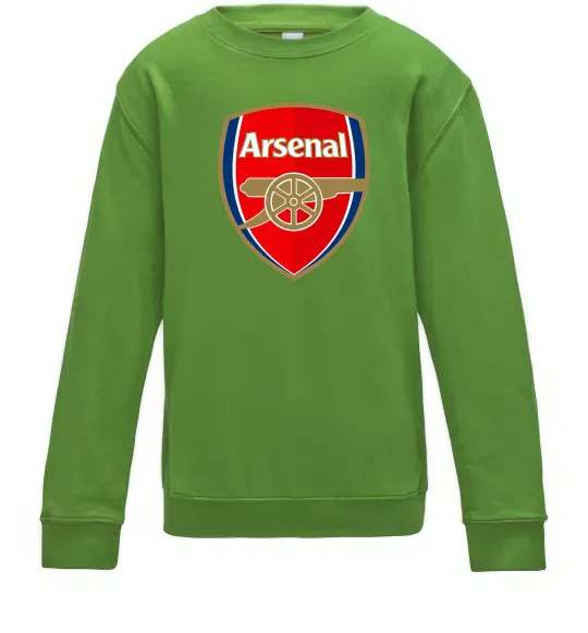 Детский Свитшот Arsenal logo Лаймовый фото