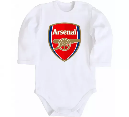 Детский боди Arsenal logo Белый фото