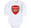 Детский боди Arsenal logo Белый фото