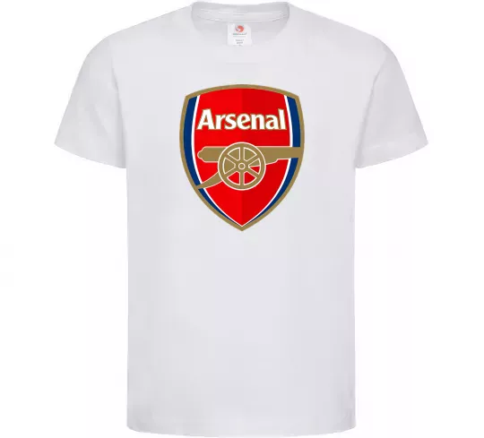 Дитяча футболка Arsenal logo Білий фото