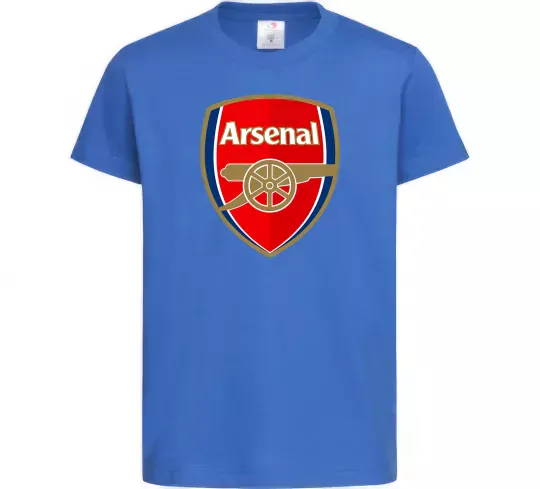 Дитяча футболка Arsenal logo Яскраво-синій фото