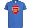 Дитяча футболка Arsenal logo Яскраво-синій фото