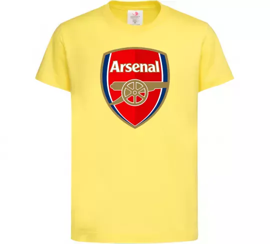 Дитяча футболка Arsenal logo Лимонний фото