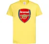 Дитяча футболка Arsenal logo Лимонний фото