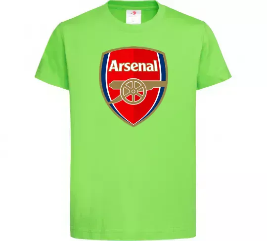 Дитяча футболка Arsenal logo Лаймовий фото