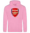 Мужская толстовка (худи) Arsenal logo Розовый фото