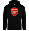 Жіноча толстовка (худі) Arsenal logo Чорний фото