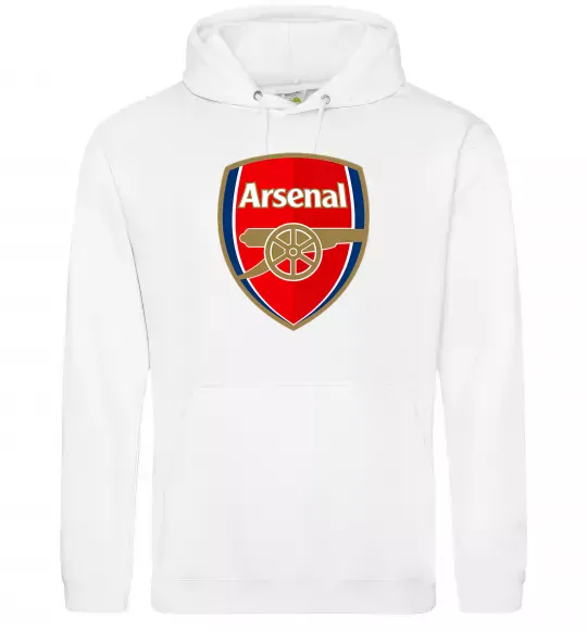 Жіноча толстовка (худі) Arsenal logo Білий фото