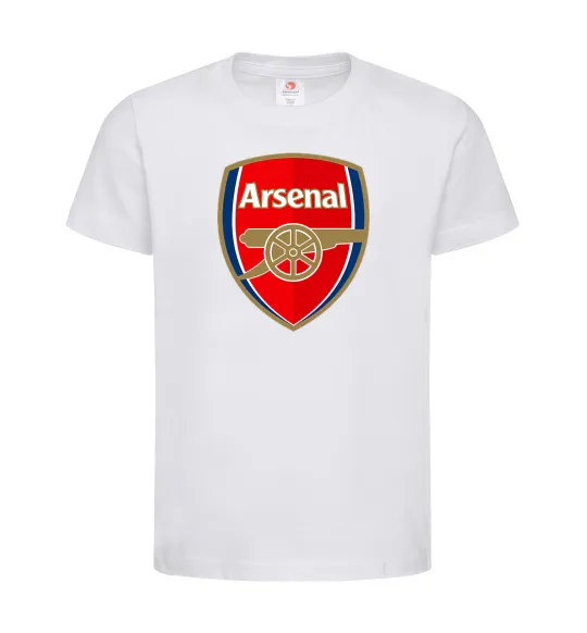 Дитяча футболка Arsenal logo Білий фото