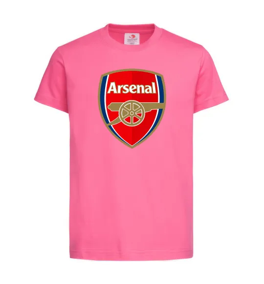 Дитяча футболка Arsenal logo Яскраво-рожевий фото