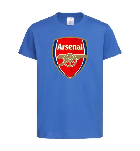 Дитяча футболка Arsenal logo Яскраво-синій фото