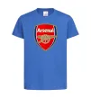 Дитяча футболка Arsenal logo Яскраво-синій фото