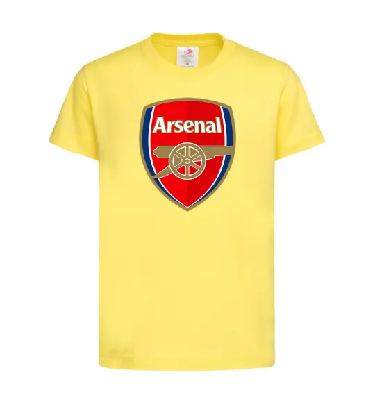 Дитяча футболка Arsenal logo Лимонний фото