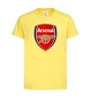 Дитяча футболка Arsenal logo Лимонний фото