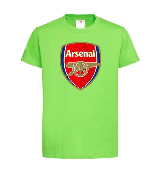 Дитяча футболка Arsenal logo Лаймовий фото