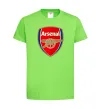 Дитяча футболка Arsenal logo Лаймовий фото