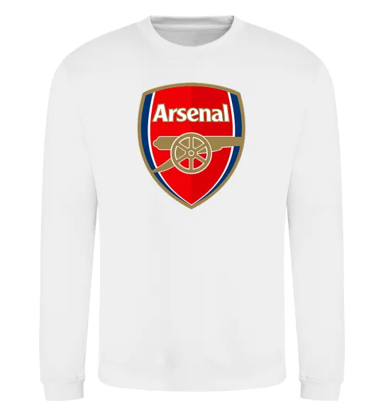 Світшот Arsenal logo Білий фото