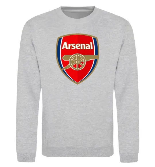 Світшот Arsenal logo Сірий меланж фото
