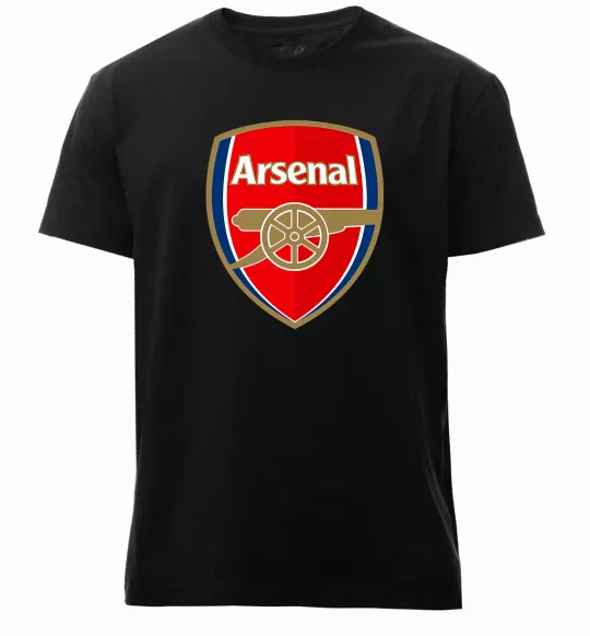 Мужская премиум футболка Arsenal logo Черный фото