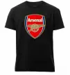 Мужская премиум футболка Arsenal logo Черный фото