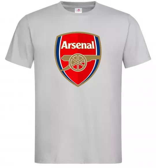 Мужская футболка Arsenal logo Серый фото