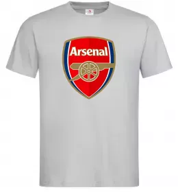 Мужская футболка Arsenal logo Серый фото