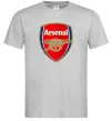 Мужская футболка Arsenal logo Серый фото